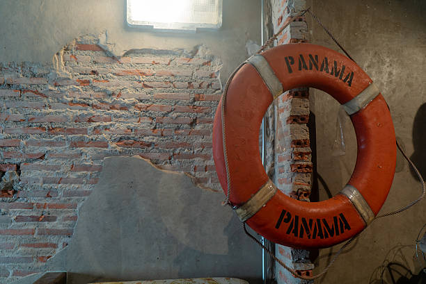 istock Bright Lifebuoy with Text on Brick Wall 2236786543