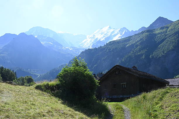 istock Le Plan at La Giettaz with Aiguille de Bionnassay 2236788065