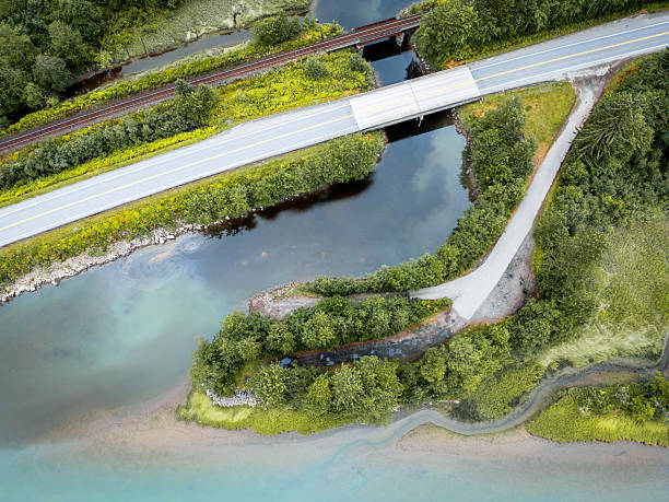 istock Yellowhead Highway On Route To Prince Rupert, Drone View 2236790036