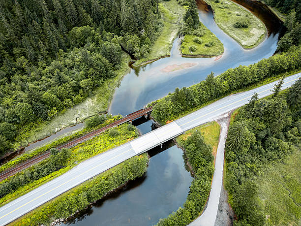 istock Yellowhead Highway On Route To Prince Rupert, Drone View 2236790037