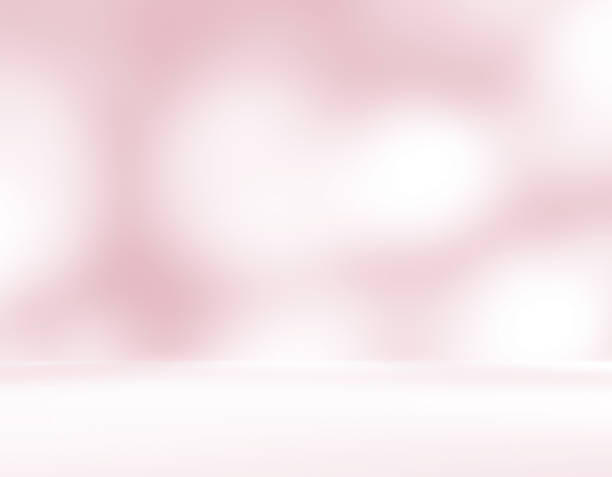 istock Empty pink colour room studio with sunlight effect shadow on the floor and wall for product presentation. 2236791927