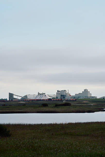 istock Potash Plant with Train and Water in Saskatchewan 2236804792