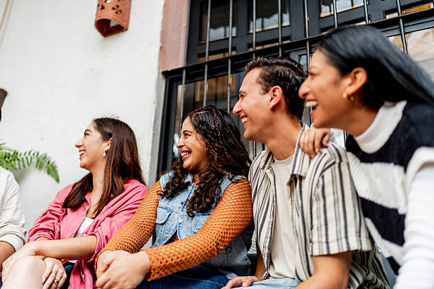 istock Young friends talking outdoors 2236808434