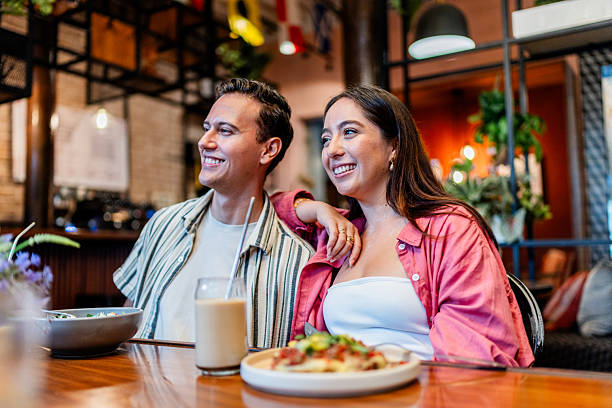 istock Young couple during lunch at restaurant 2236808516