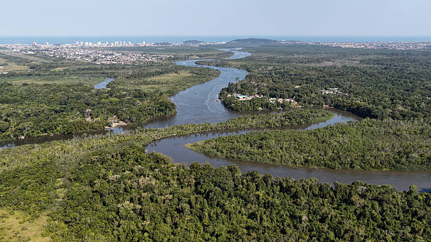 istock Itanhaem River At Itanhaem In Sao Paulo Brazil. 2236816547