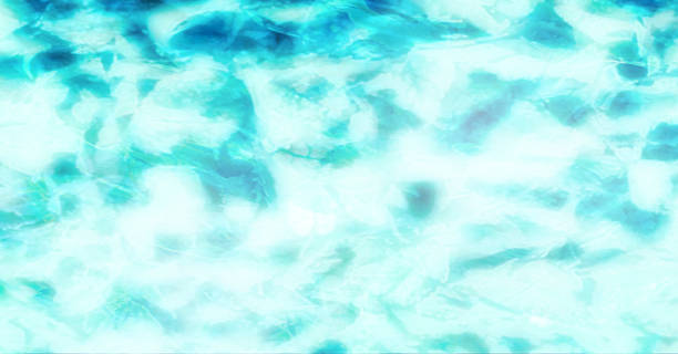 istock Cold abstract image of a bright blue scale pattern with a transparent feel, overlapping intricately in layers, shrouded in white haze. 2236821201
