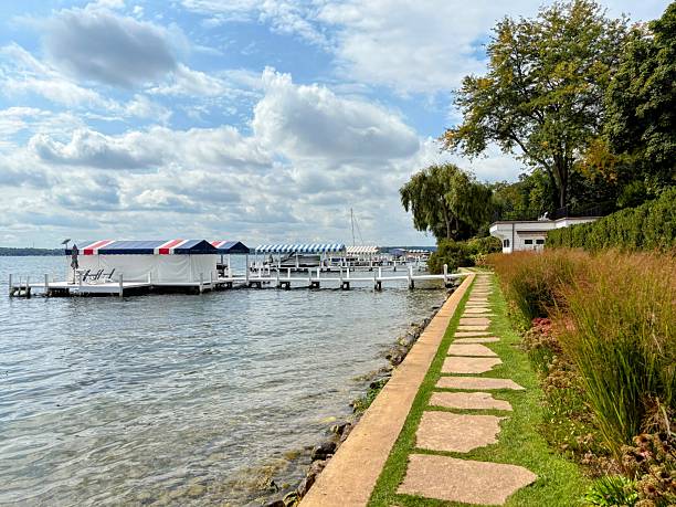 istock Lake Geneva Shore Path in Wisconsin 2236821630