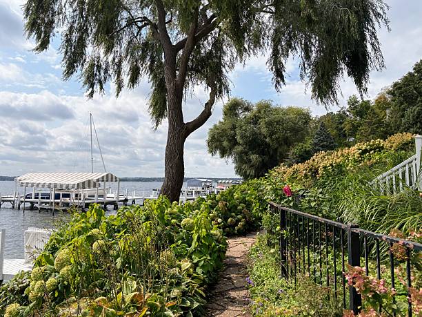 istock Lake Geneva Shore Path in Wisconsin 2236821643
