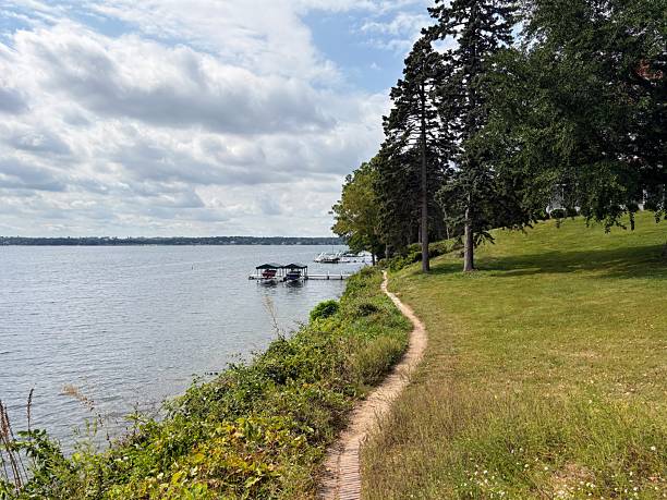 Lake Geneva Shore Path in Wisconsin