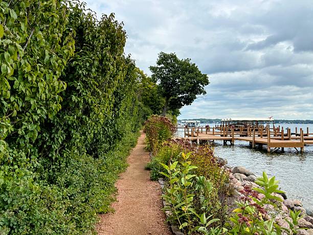 istock Lake Geneva Shore Path in Wisconsin 2236821650