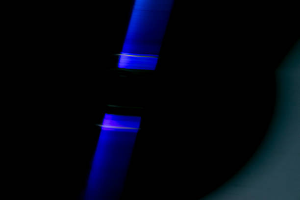 istock Lightpainting on a CD Blue color 2236823310