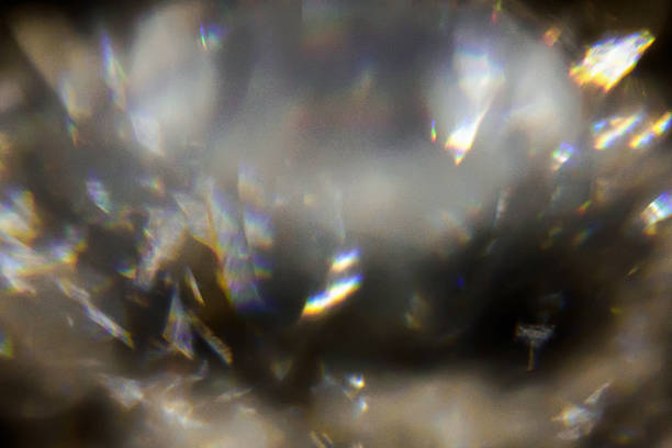 Colorful diamond glitter rainbow glow light flare sparks abstract overlay texture