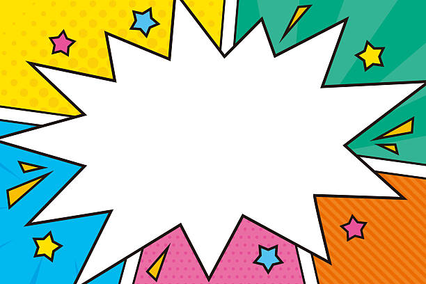 American comic style explosion speech bubble frame American comic style explosion speech bubble frame youth culture stock illustrations
