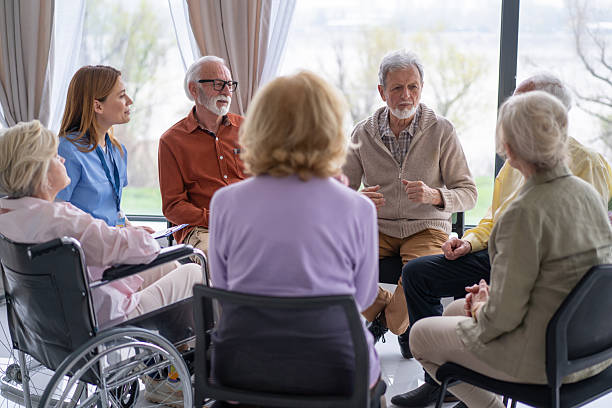 istock Seniors Sharing Thoughts in a Light-Filled Environment 2236829379