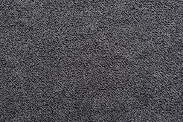 istock Close-up texture of black velvet fabric 2236832422