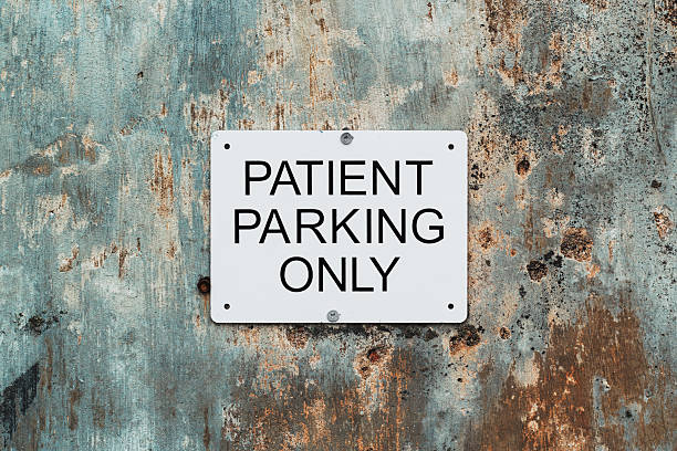 istock Hospital Patient Parking Only Sign 2236833901