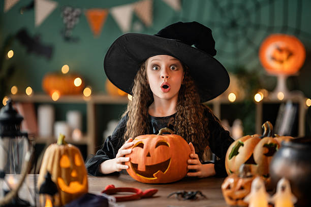 istock Girl is celebrating Halloween 2236838869