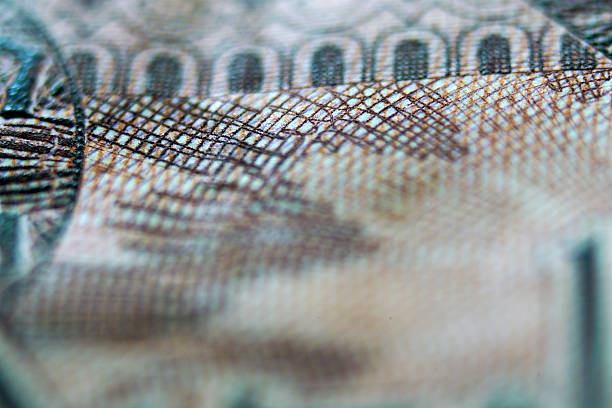 istock Intricate Patterns and Textures on Close-Up of Currency Bill 2236845051