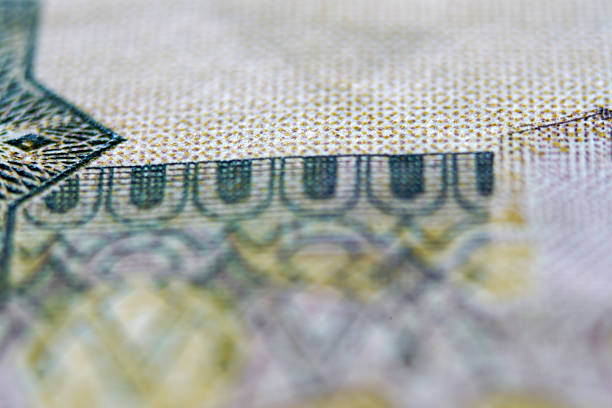 istock Close-up Details of an Intricate Banknote Design Pattern 2236845073