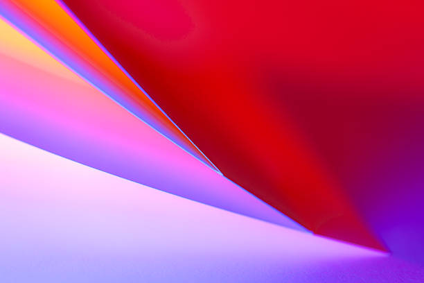 istock Colorful abstract curves in shades of red, pink and violet creating a dynamic visual experience 2236845518