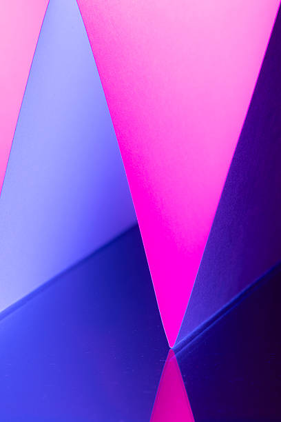 istock Colorful abstract curves in shades of pink and blue creating a dynamic visual experience 2236845565