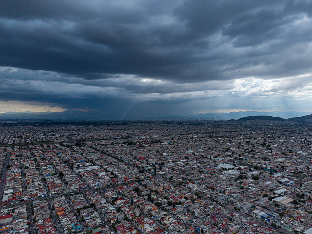 istock Drone photography capturing Ecatepec's stormy weather 2236845778
