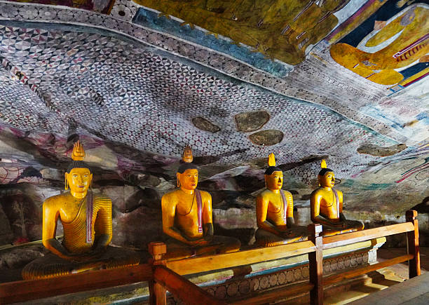 istock Seated Buddha statues,Dambulla Cave Temple,Sri Lanka 2236845818