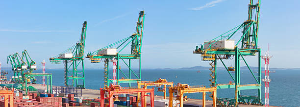 istock A Busy Container Port with Large Cranes and Shipping Containers in Operation 2236848459