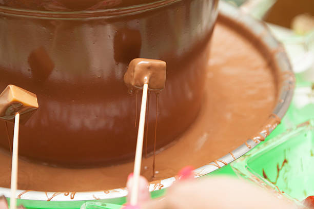 Chocolates in a glass.