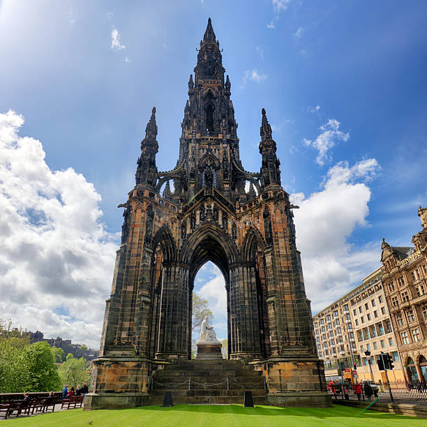 Scott Monument in Edinburgh, Scotland, United Kingdom