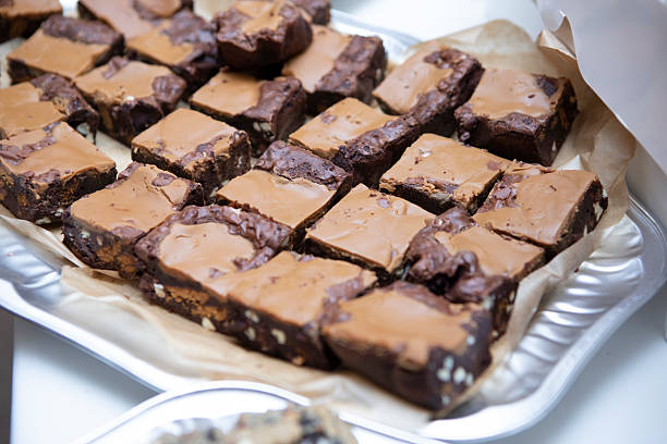 Turkish delight with chocolate chips closeup