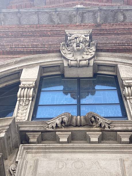 istock Allegorical Figure Head Relief  On Bracket Above Window 2236864016