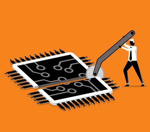 Cut Computer Pic Free computer processing chip Vector Images & Graphics | FreeImages