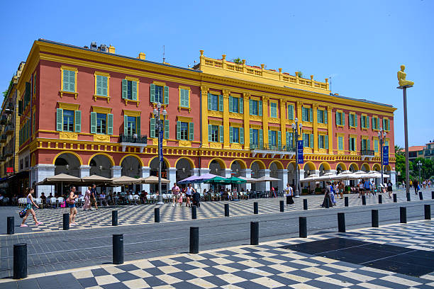 Place Massena in Nice, Francce during a summer day.