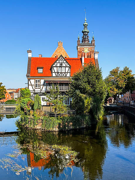 istock Charming historic building with decorative facade and balcony in Poland. 2236888861