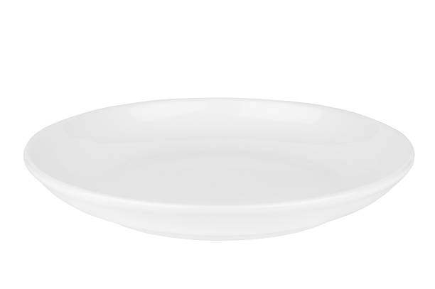 istock white glass plate on isolated white background 2236891505