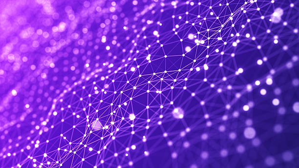 istock 4K Digital Cyberspace with Particles and Digital Data Network Connections. High Speed Connection and Data Analysis Technology Digital Abstract Background Concept. Seamless Loopoble 4K stock photo 2236905613