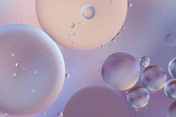 istock Abstract background with pastel colors with oil circles water surface. 2236908666