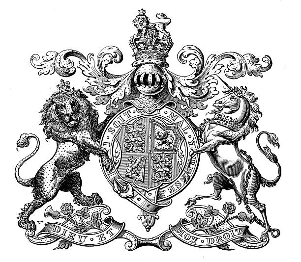 Heraldry coat of arms emblem: Great Britain and Ireland