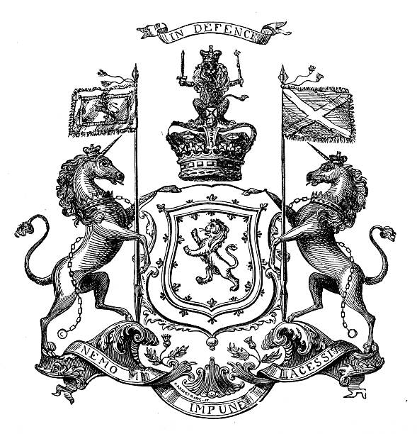 Heraldry coat of arms emblem: Kings of Scotland