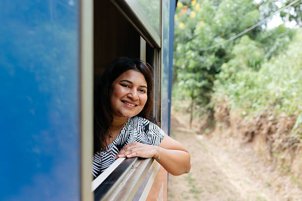 istock Tourist Enjoying Train Ride Through Tea Plantations 2236911533