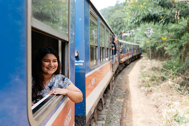 istock Tourist Enjoying Train Ride Through Tea Plantations 2236911538