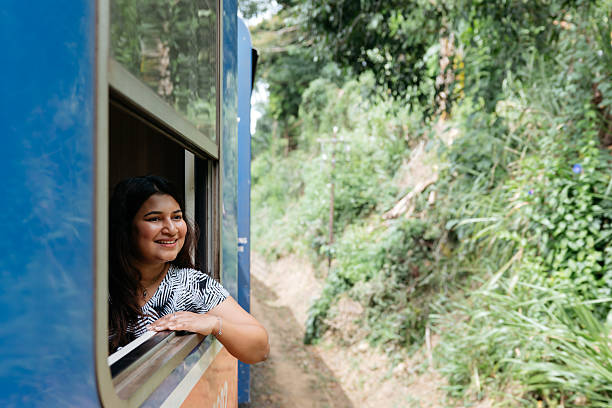 istock Tourist Enjoying Train Ride Through Tea Plantations 2236911543