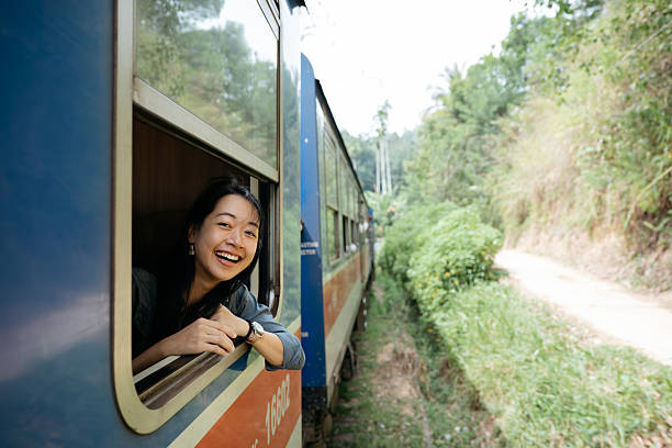 istock Tourist Enjoying Train Ride Through Tea Plantations 2236911549