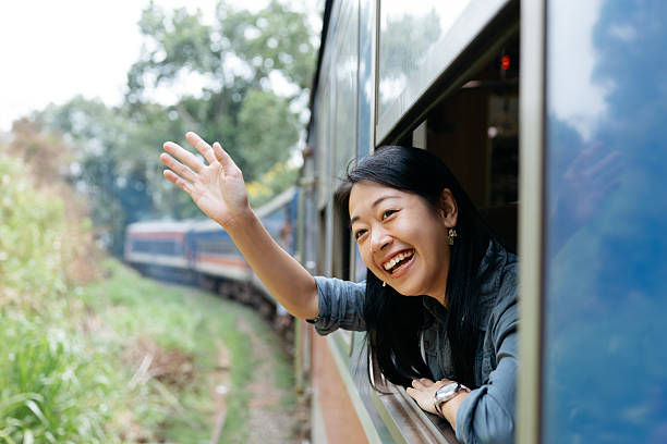 istock Tourist Enjoying Train Ride Through Tea Plantations 2236911568