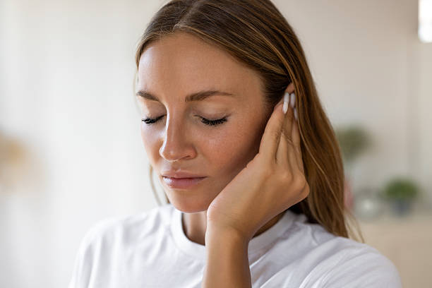 istock Female having ear pain 2236912157