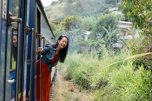 istock Tourist Enjoying Train Ride Through Tea Plantations 2236915133