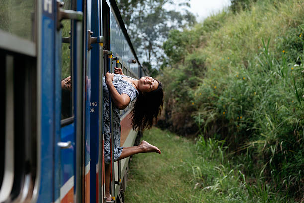 istock Tourist Enjoying Train Ride Through Tea Plantations 2236915178