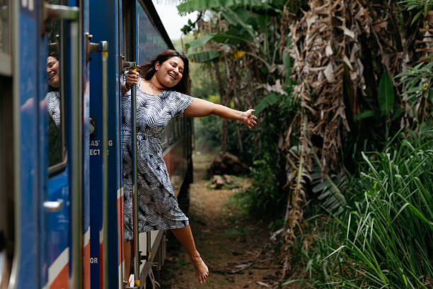 istock Tourist Enjoying Train Ride Through Tea Plantations 2236915181