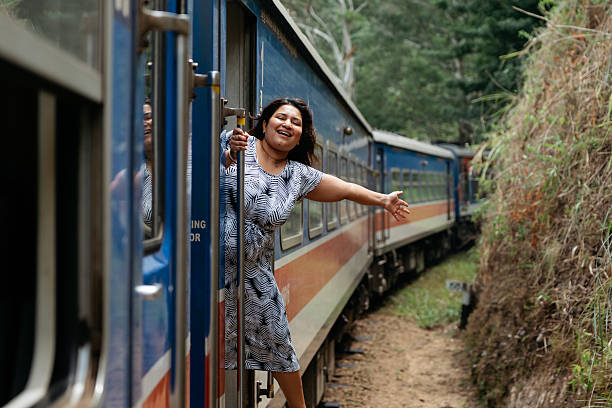 istock Tourist Enjoying Train Ride Through Tea Plantations 2236915184